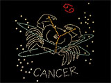Cancer Zodiac Iron On Transfer