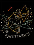 Sagittarius Zodiac Iron On Transfer