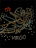 Virgo Zodiac Iron On Transfer